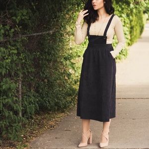 Corduroy Overall Dress